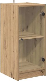 vidaXL Bufet stejar artizanal 35 x 37 x 76 cm Lemn compozit