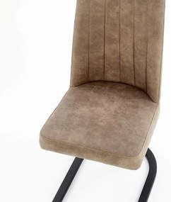 Scaun K338 piele ecologica maro