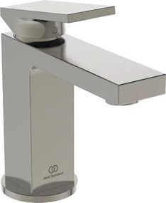Baterie lavoar Ideal Standard Atelier Extra argintiu Silver Storm cu ventil Pop-Up metalic