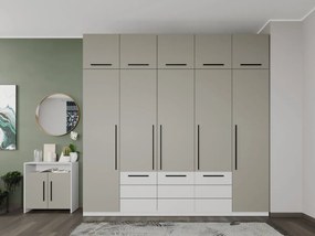 Dulap Inalt Casmir / Alb 2.5m Soares