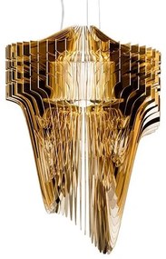 Lustra design Art Deco realizata manual Aria Small Gold