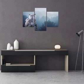 Tablou - Bufniță de zăpadă (90x60 cm)