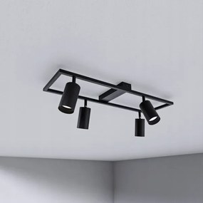 Spot 4x GU10/30W/230V, negru