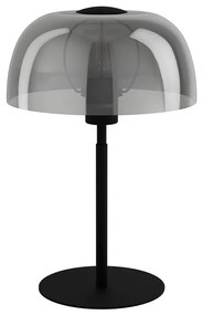 Lampă de masă SOLO 1xE27/40W/230V neagră/gri Eglo 900141