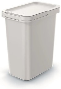 Coș de gunoi suspendat, 12 l, gri deschis