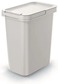 Coș de gunoi suspendat, 12 l, gri deschis