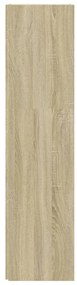 Dulap de colt, stejar sonoma, 33x33x132 cm, PAL 1, Stejar sonoma, 33 x 33 x 132 cm