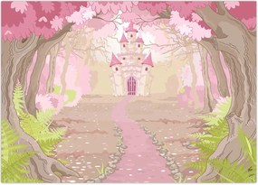 Tablou - Călătorie în regatul roz (70x50 cm)