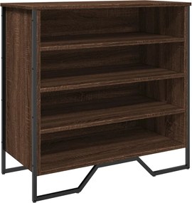 vidaXL Pantofar, stejar maro, 80x38x78 cm, lemn prelucrat