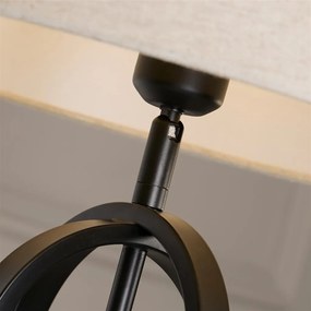Veioza/Lampa de masa decorativa Chic negru/natural