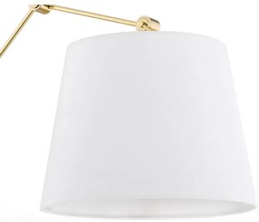 Lampă de perete ZAKYNTOS PLUS 1xE27/15W/230V albă/aurie Argon 4897