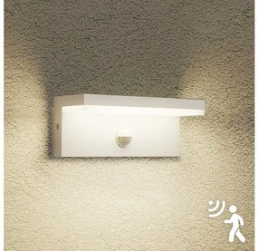 Brilagi - Lampă de perete LED TESSI pentru exterior cu senzor LED/10W/230V albă IP54