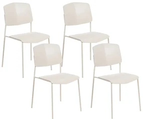 Set 4 buc scaun tip bar Augustino (bej). 1077727