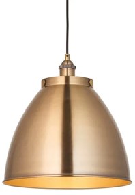 Endon 98744 - Lustră suspendată pe cablu FRANKLIN 1xE27/10W/230V, alamă