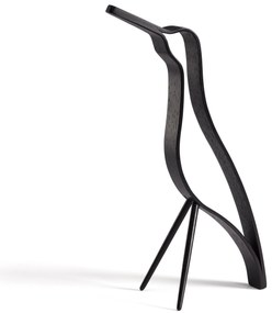 Decorat pasăre Woody 18cm, stejar negru - COOEE