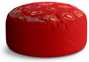 Taburet Circle căpșună, roșu