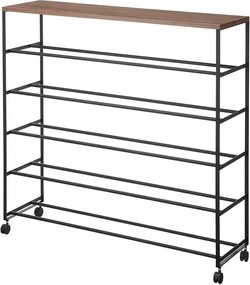 Pantofar negru din metal 90,5x87x26 cm Tower – YAMAZAKI