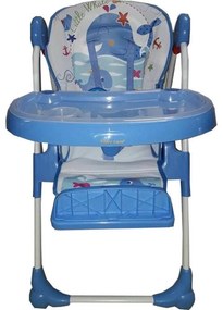 Scaun de masa pentru copii si bebe Baby Care™ reglabil in 3 trepte,pliabil, centura de siguranta, sezut comfortabil, masuta detasabila, functie