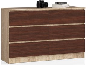 Comodă Kapil (stejar sonoma + wenge). 1069024