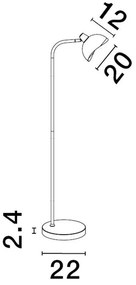 Lampadar/Lampa de podea design modern GEETI