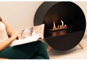 Șemineu BIO cu telecomandă Planika Bubble Wall & Floor BEV 72,6x65 cm 2,5kW