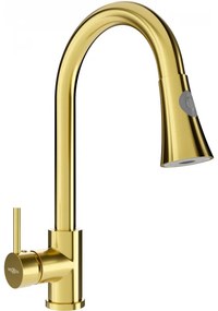 Mexen Elia baterie de bucătărie, Aurie - 670101-50