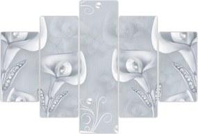 Tablou - Flori de perle (150x105 cm)