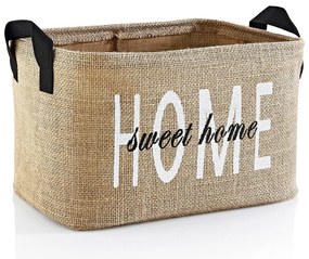 Coș de depozitare de depozitare din iută 30x22x30 cm – Mioli Decor