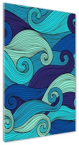Tablou acrilic Valuri abstracte