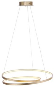 Lustră LED dimabilă pe cablu ROMAN LED/40W/230V aurie Paul Neuhaus 2474-12