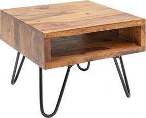 Masuta/ Noptiera design industrial vintage Scorpion 45cm Sheesham A-39957 VC