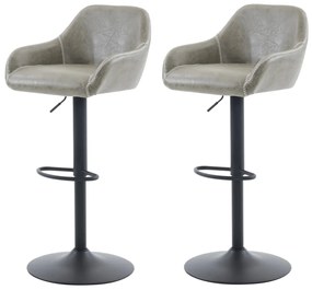 Set de scaune de bar B-716 GREY3, 2 buc