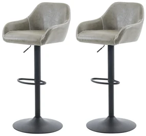 Set de scaune de bar B-716 GREY3, 2 buc