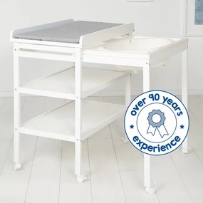 Masă de înfășat albă Style grau – Roba