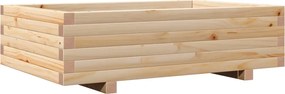 vidaXL Jardinieră de grădină, 90x60x26,5 cm, lemn masiv de pin