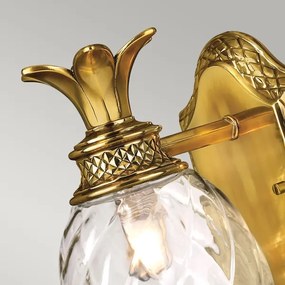 Aplică LED pentru baie PLANTATION 1xG9/3W/230V IP44 aurie Hinkley