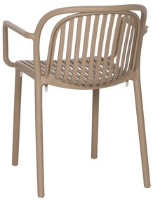 Scaun de dining bej din plastic Alia – Ixia