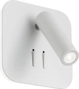 Redo 01-1491 - Aplică de perete QUDA LED/6W/230V + LED/3W CRI 90 albă