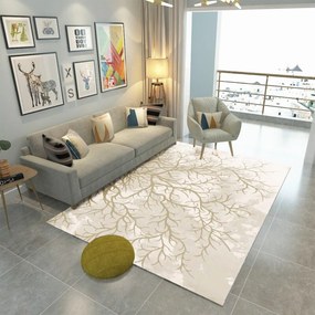 Covor Modern Living , Dormitor Dreptunghiular Elif KL8385AL Bej (Alege dimensiunea: 200 x 300)