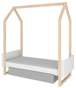 Pat copii casuta Pinette 70x140 cm