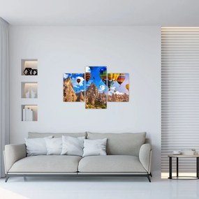 Tablou - Baloane cu aer cald, Cappadocia, Turcia. (90x60 cm)