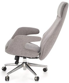 Scaun de birou Kevin stofa gri cenusiu H125 cm
