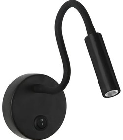 Lampă LED flexibilă de perete Brilagi MAYA LED/3W/230V 4000K negru