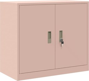 vidaXL Dulap de depozitare Roz 80 x 40 x 70 cm Oțel