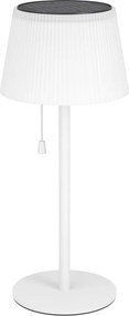 Eglo 901901 - Lampă de masă solară LED Scordiano, 2,3W/3,7V, 1800mAh, IP44, albă