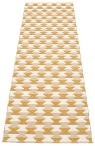 Covor tip traversă pentru interior și exterior galben ocru 70x250 cm Dana Ochre – Pappelina