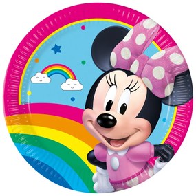 Disney Minnie Makes Me Smile farfurii de hârtie 8 buc 23 cm FSC