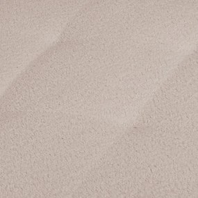 Taburet bej cu tapițerie din stofă bouclé Ariella – Ropez