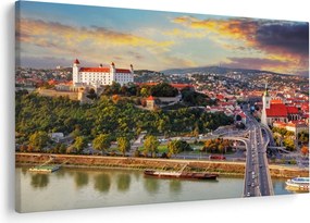 Tablou - Panorama bratislavei, Slovacia (90x60 cm)