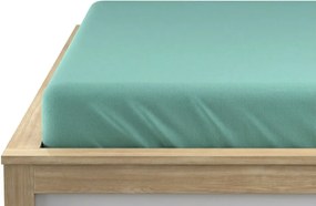 Cearsaf jersey 90 x 200 cm mentol